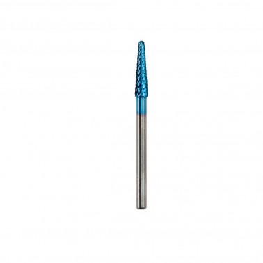 Punta Lancia Medium Blue Titanium - Estrosa Punte per fresa unghie