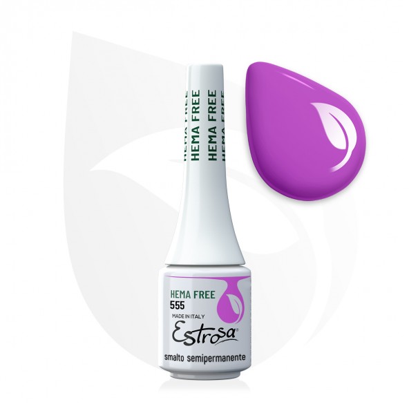 H555VI - Smalto semipermanente 7ml Semipermanente Hema Free