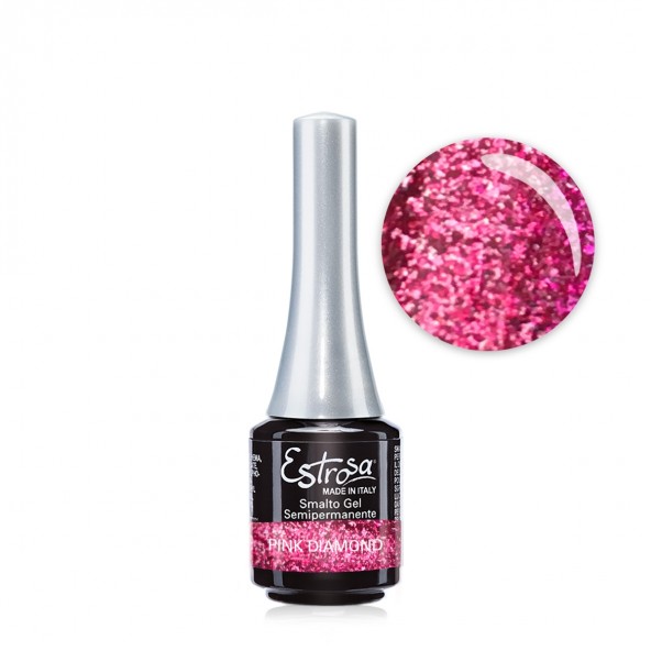 Pink Diamond Glitter Chrome - Smalto semipermanente 7 ml Semipermanente classico