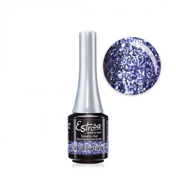 Blue Sapphire Glitter Chrome - Smalto semipermanente 7 ml Semipermanente classico