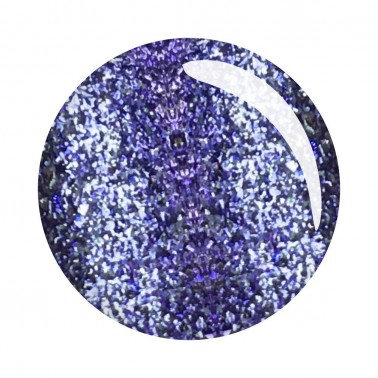 Blue Sapphire Glitter Chrome - Smalto semipermanente 7 ml Semipermanente classico
