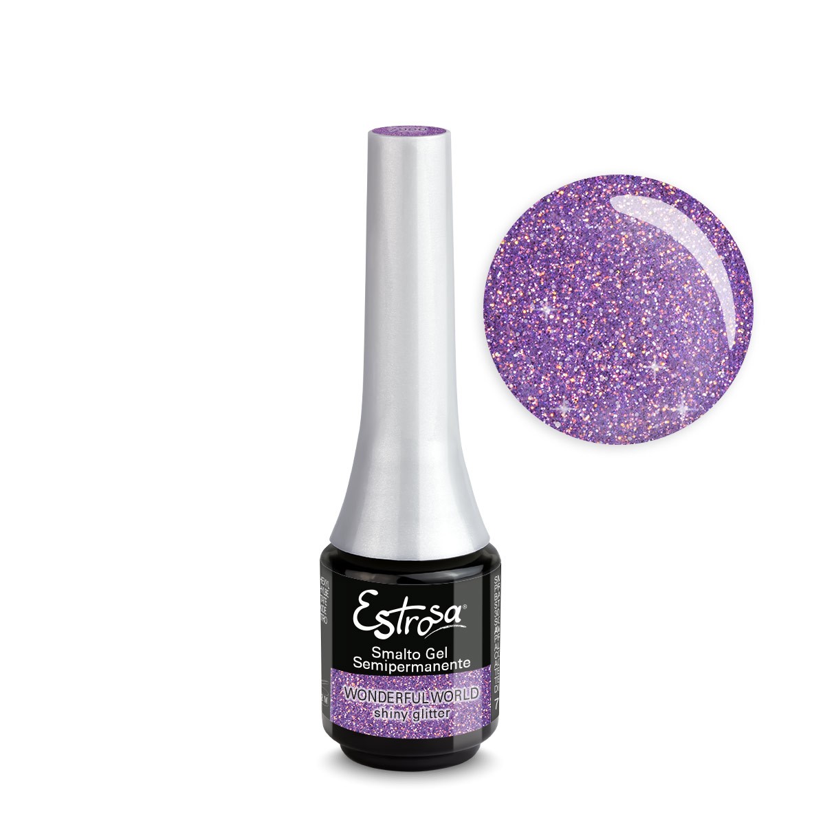 Wonderful World Shiny Glitter - Smalto semipermanente 7 ml