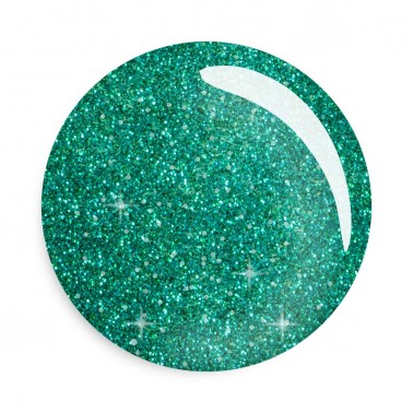 Electric Green Shiny Glitter - Smalto semipermanente 7 ml Semipermanente classico