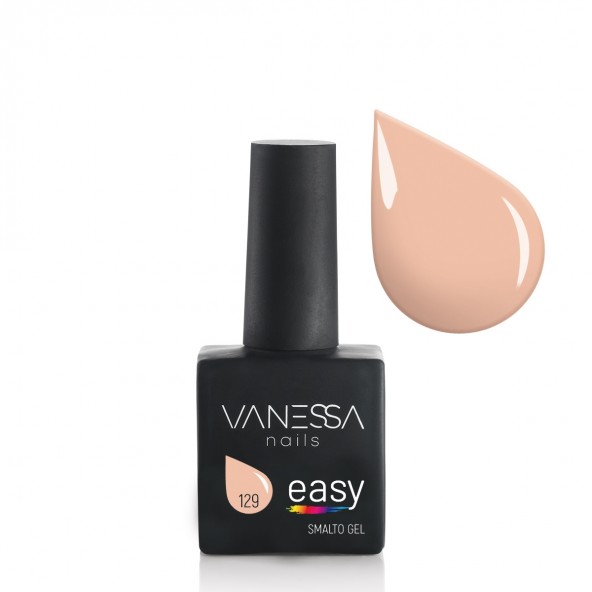Colore n. 129 - Smalto Vanessa Easy 8 ml Semipermanente Easy