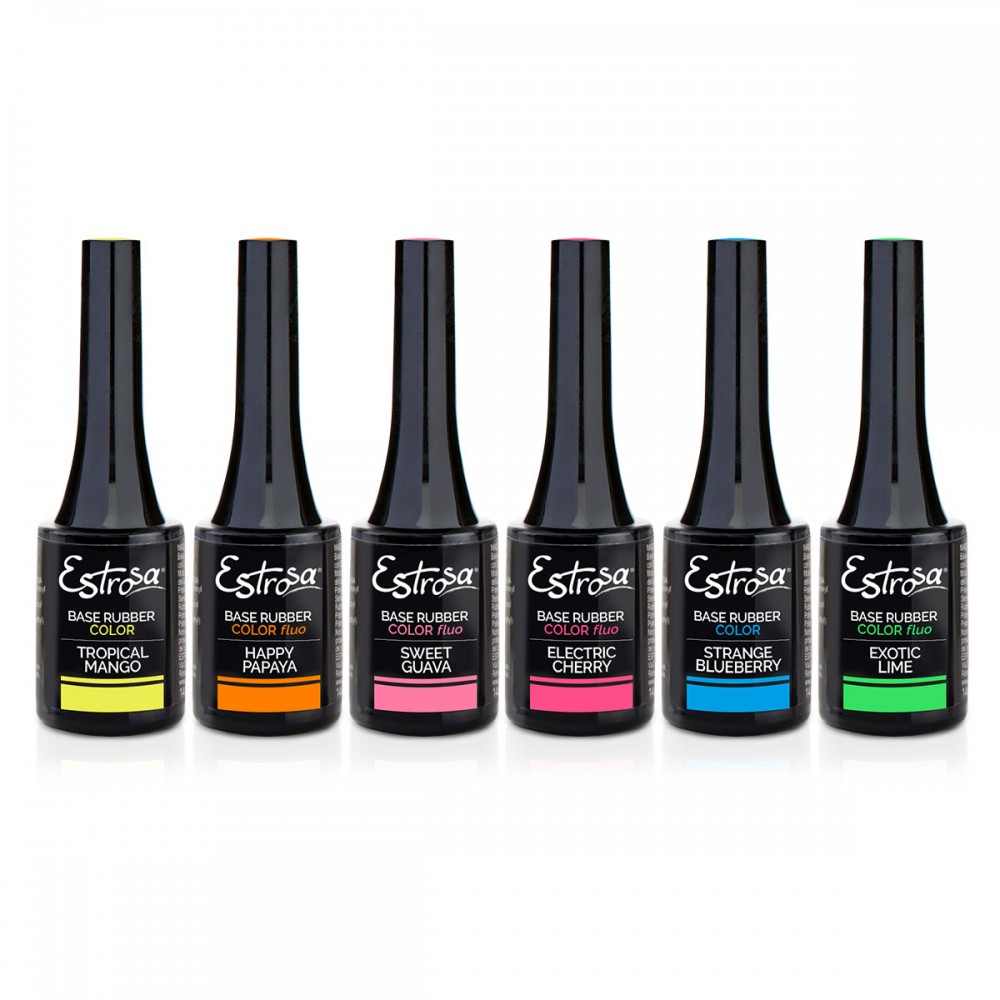 Set Basi Gel Rubber Color Fluo Primer e basi assortite