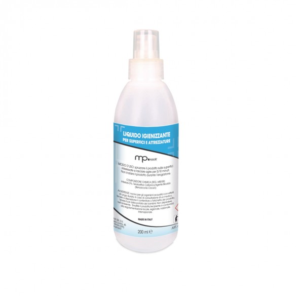 Liquido igienizzante superfici - Spray 200 ml Liquidi e preparatori