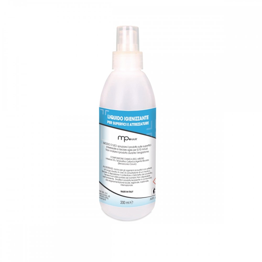 Liquido igienizzante superfici - Spray 200 ml Liquidi e preparatori