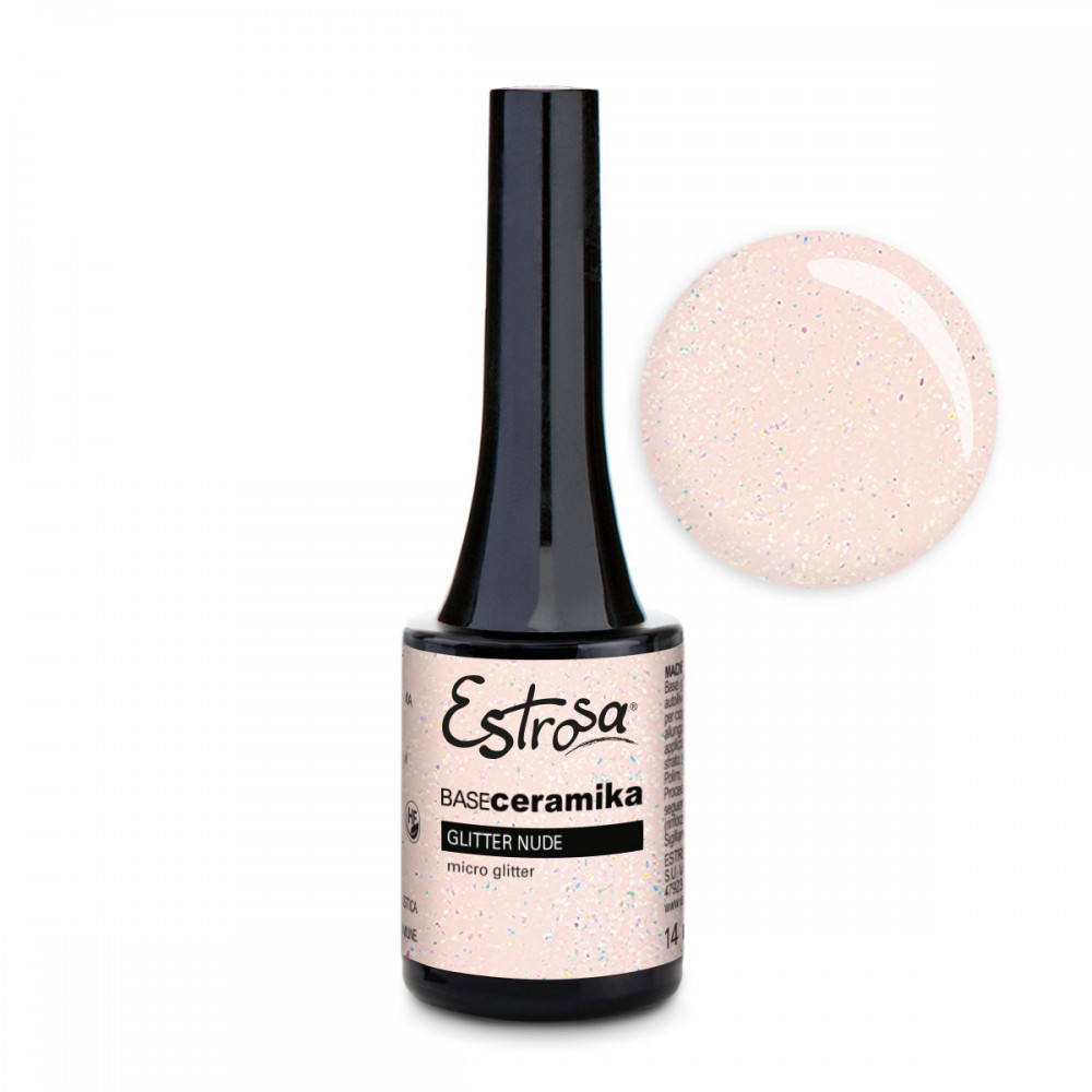 Glitter Nude - Base Gel Builder Ceramika 14ml Base Ceramika Gel builder