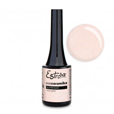Glitter Nude - Base Gel Builder Ceramika 14ml Base Ceramika Gel builder