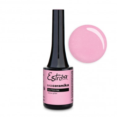 Glitter Pink - Base Gel Builder Ceramika 14ml Base Ceramika Gel builder