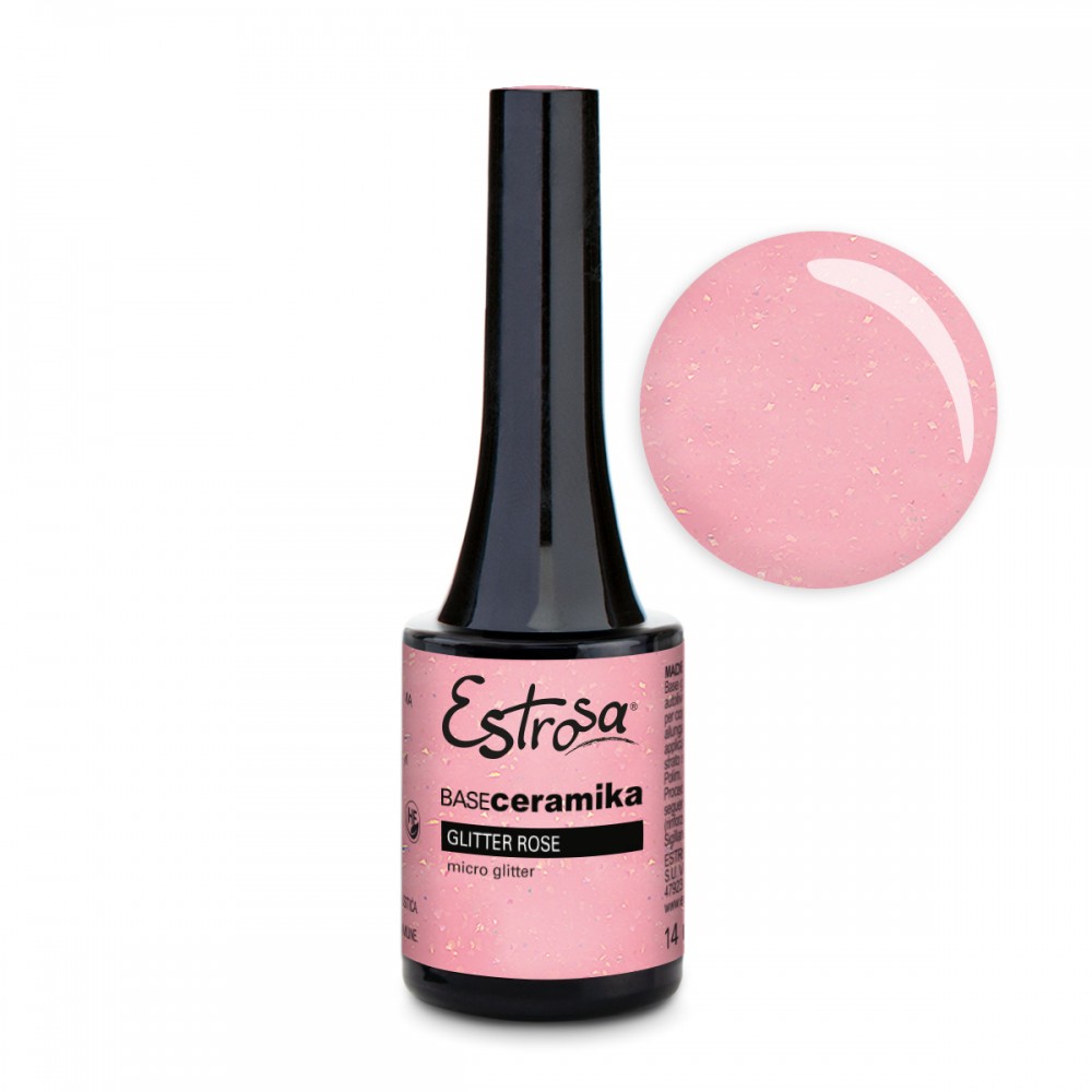 Glitter Rose - Base Gel Builder Ceramika 14ml Base Ceramika Gel builder