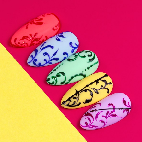 Painting Gel - Argento glitter Painting Gel