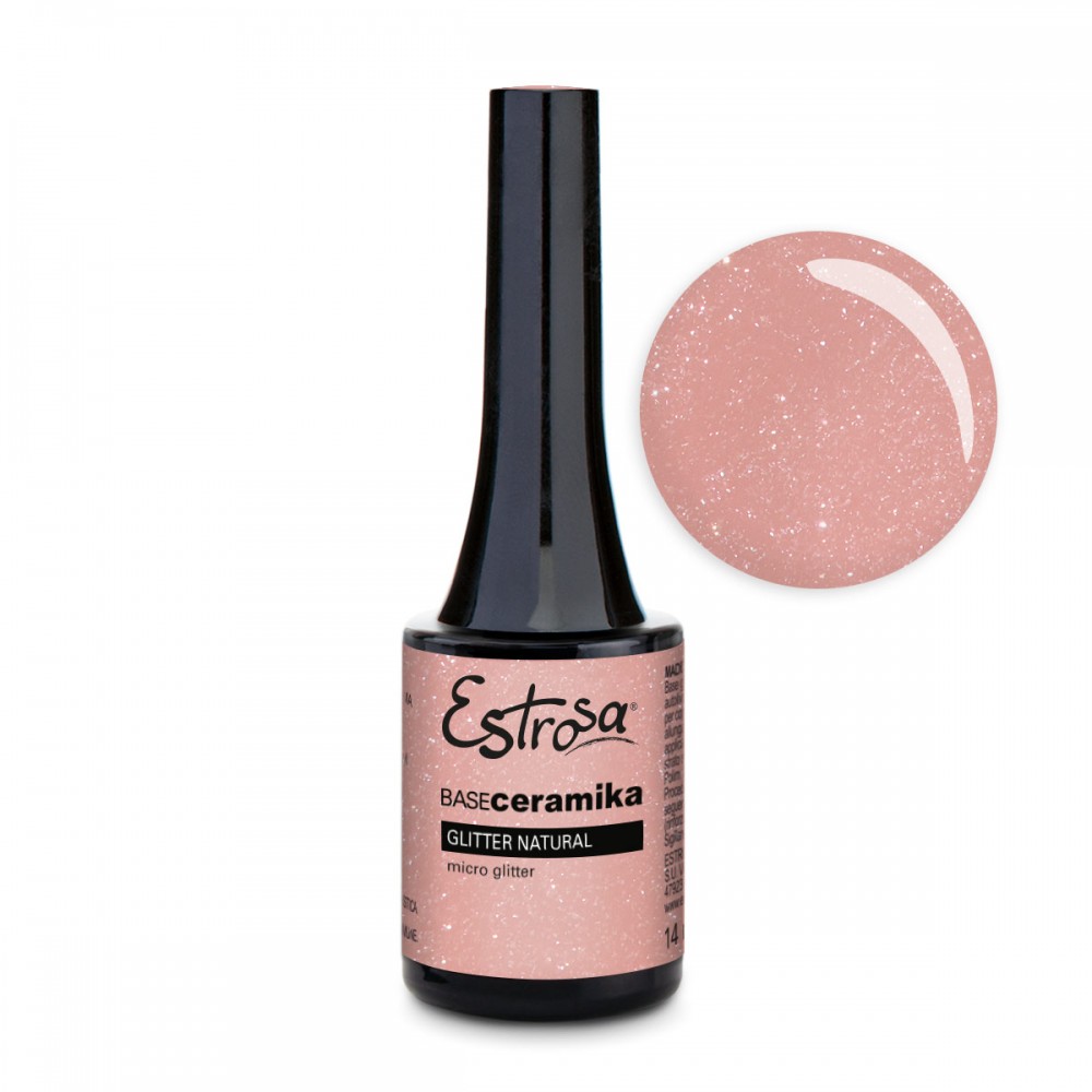 Glitter Natural - Base Gel Builder Ceramika 14ml Base Ceramika Gel builder