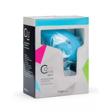 Phon Color Fun Azzurro 2000W Phon Asciugacapelli