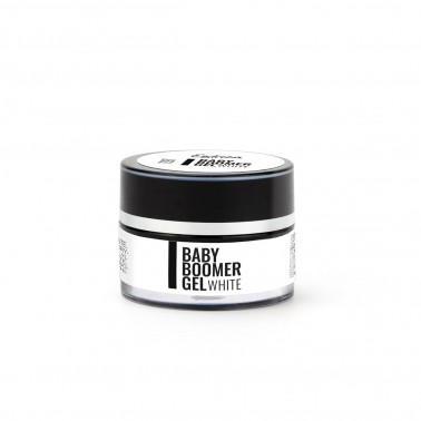 Baby Boomer Gel White - 5ml Gel colorati per decorazioni