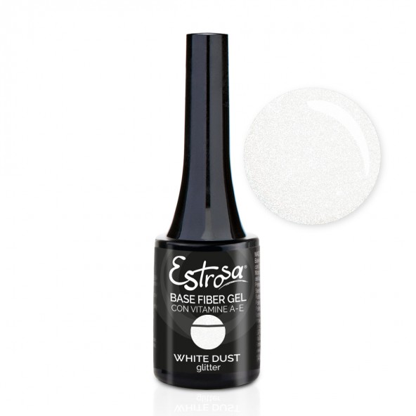 White Dust Glitter - Base Fiber Gel 14 ml Primer e basi assortite
