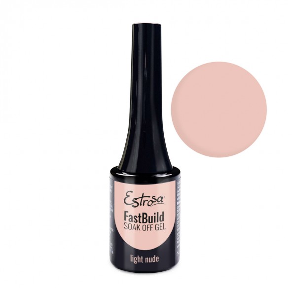 Light Nude - Fast Build Soak Off Gel 14ml Fast Build Soak Off Gel monofasico