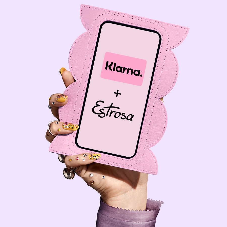 Pagamento in 3 rate con Klarna su Estrosa